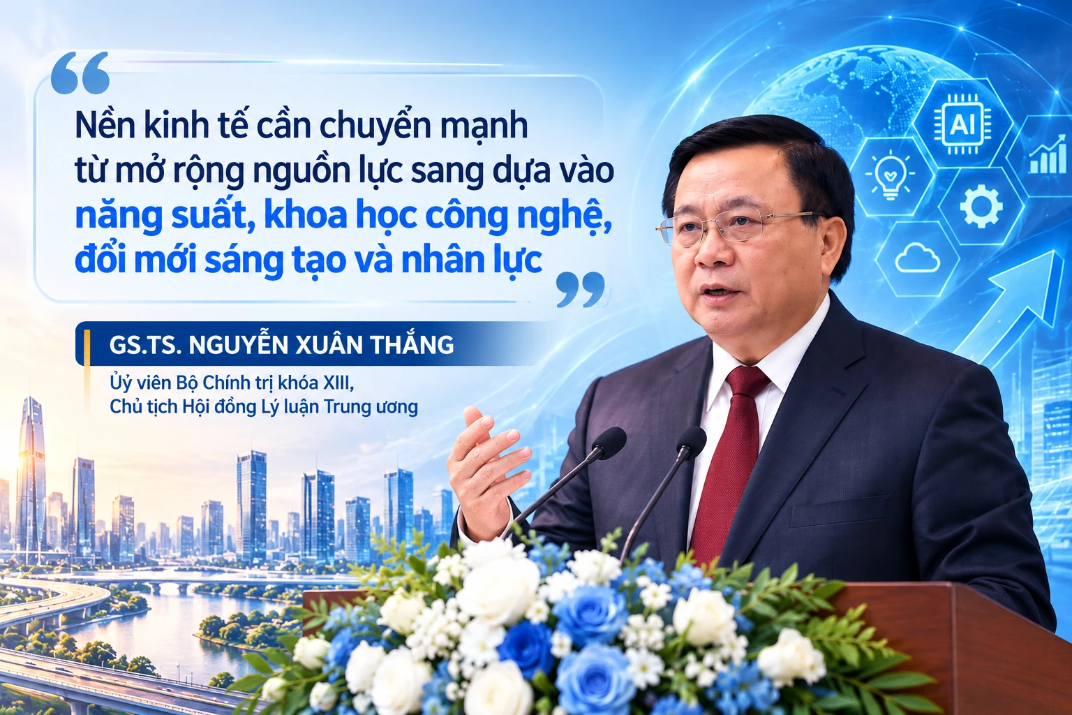 Đưa khoa học, công nghệ vào “lõi” của tăng trưởng giai đoạn mới Đưa khoa học, công nghệ vào “lõi” của tăng trưởng giai đoạn mới