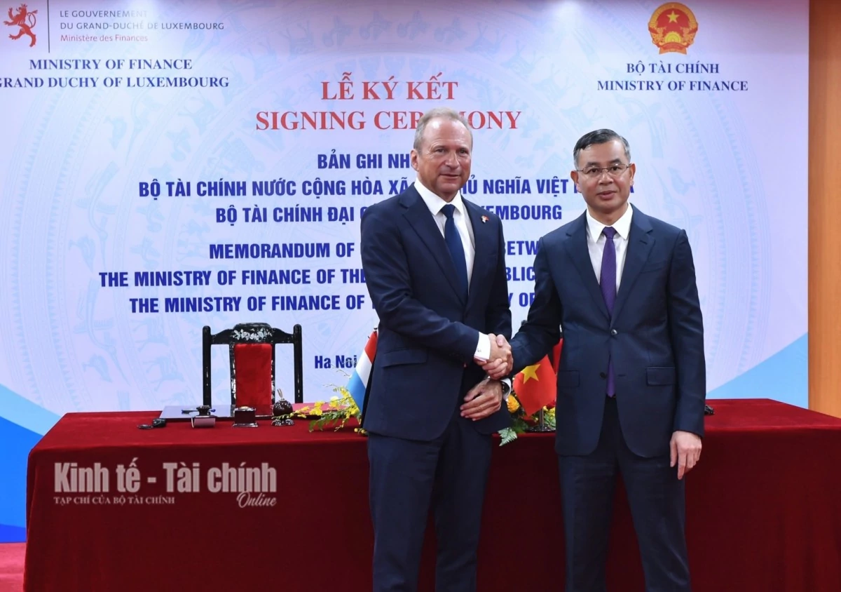 Bộ Tài chính Việt Nam và Luxembourg ký kết Bản ghi nhớ hợp tác