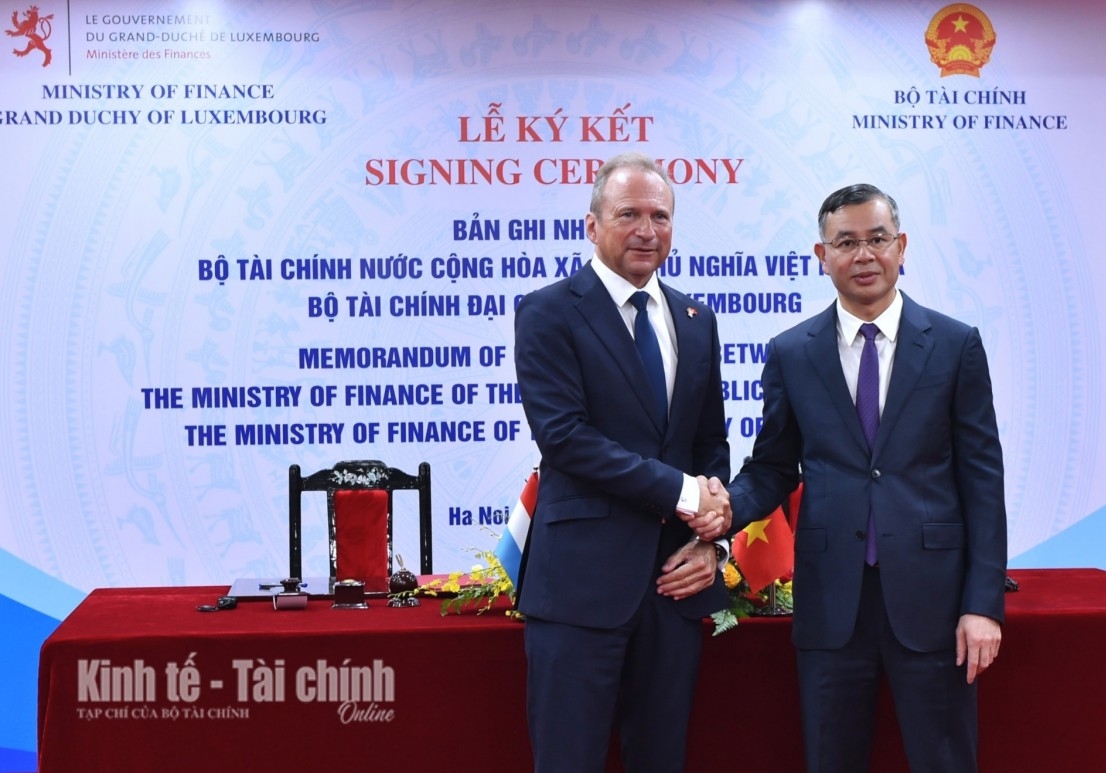 Bộ Tài chính Việt Nam và Luxembourg ký kết Bản ghi nhớ hợp tác