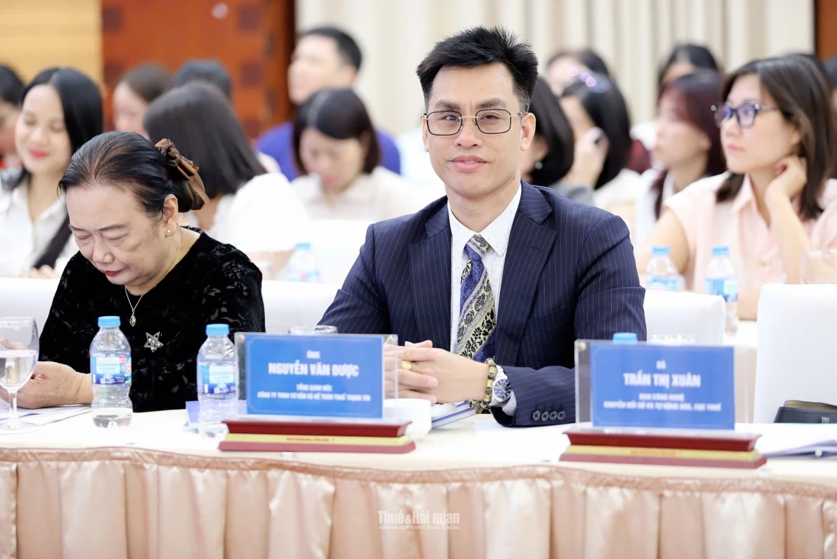 ông Nguyễn Văn Được, Tổng giám đốc Công ty TNHH Kế toán và Tư vấn Thuế Trọng Tín. Ảnh: Thanh Hằng.