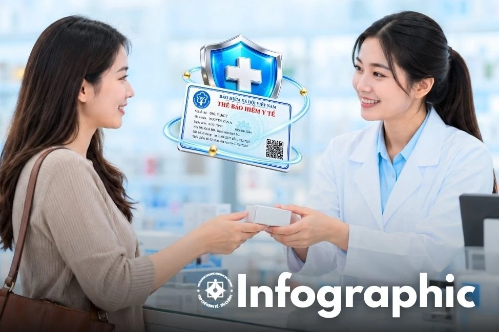 infographic nguoi benh tu mua thuoc thiet bi y te duoc bao hiem y te thanh toan khi nao