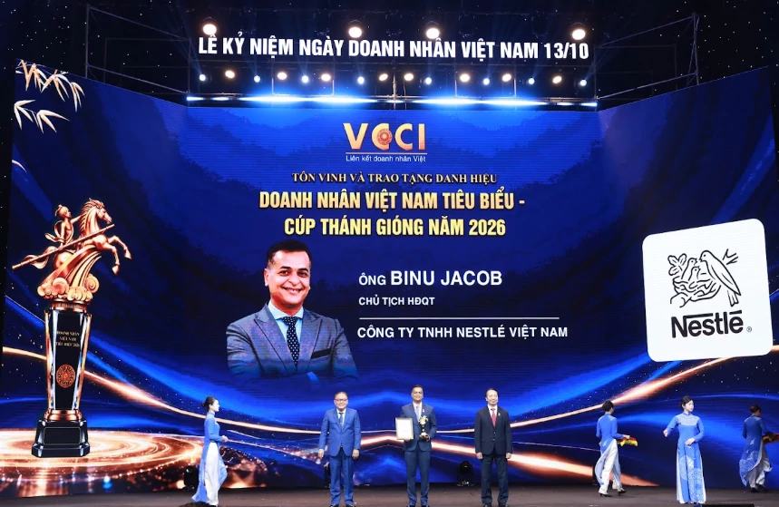 Cúp Thánh Gióng 2026 vinh danh ghi nhận hành trình phát triển cùng Việt Nam của Nestlé