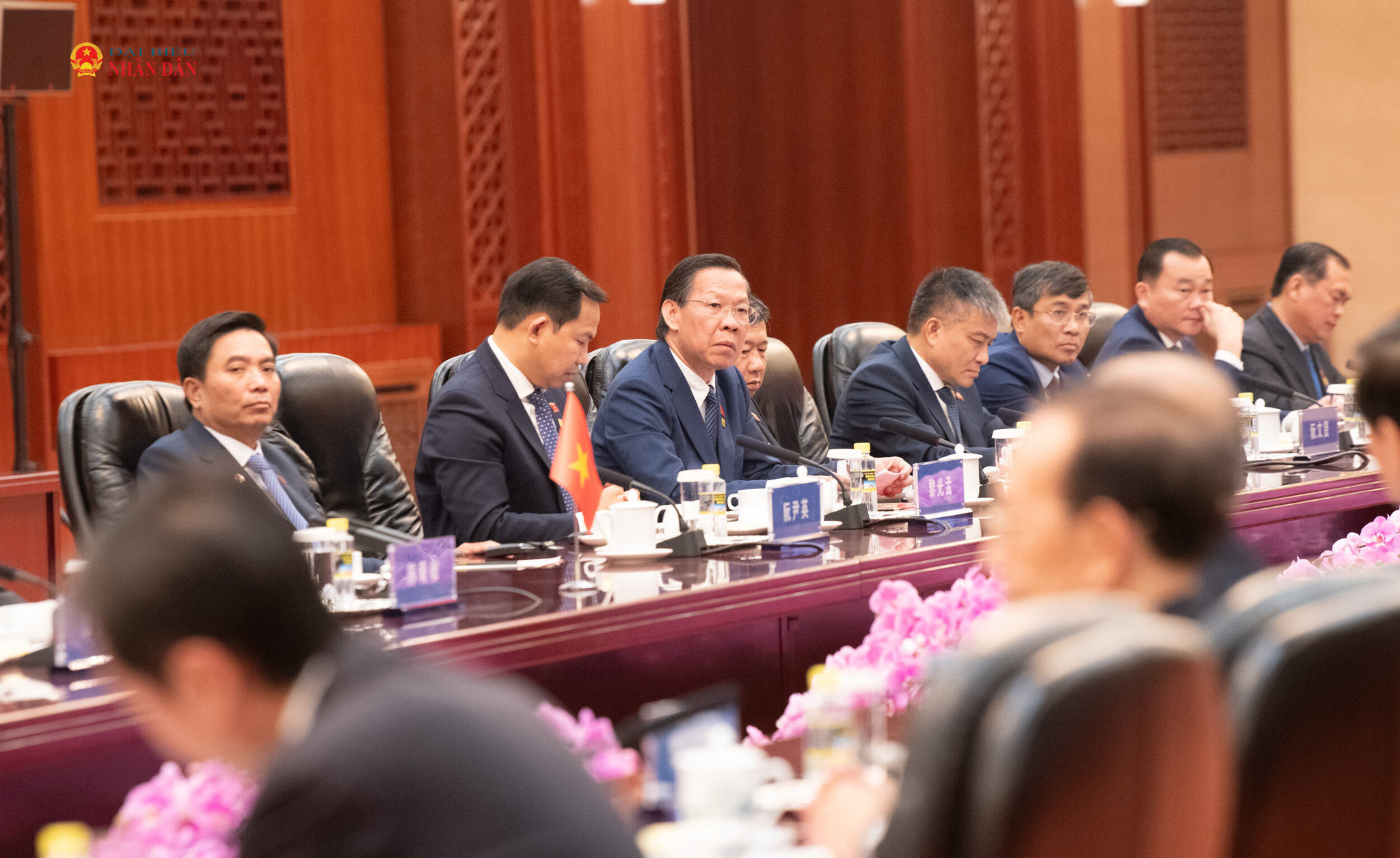 Các đại biểu Việt Nam tham dự Phiên họp lần thứ 2 Ủy ban hợp tác giữa Quốc hội Việt Nam và Nhân đại toàn quốc Trung Quốc