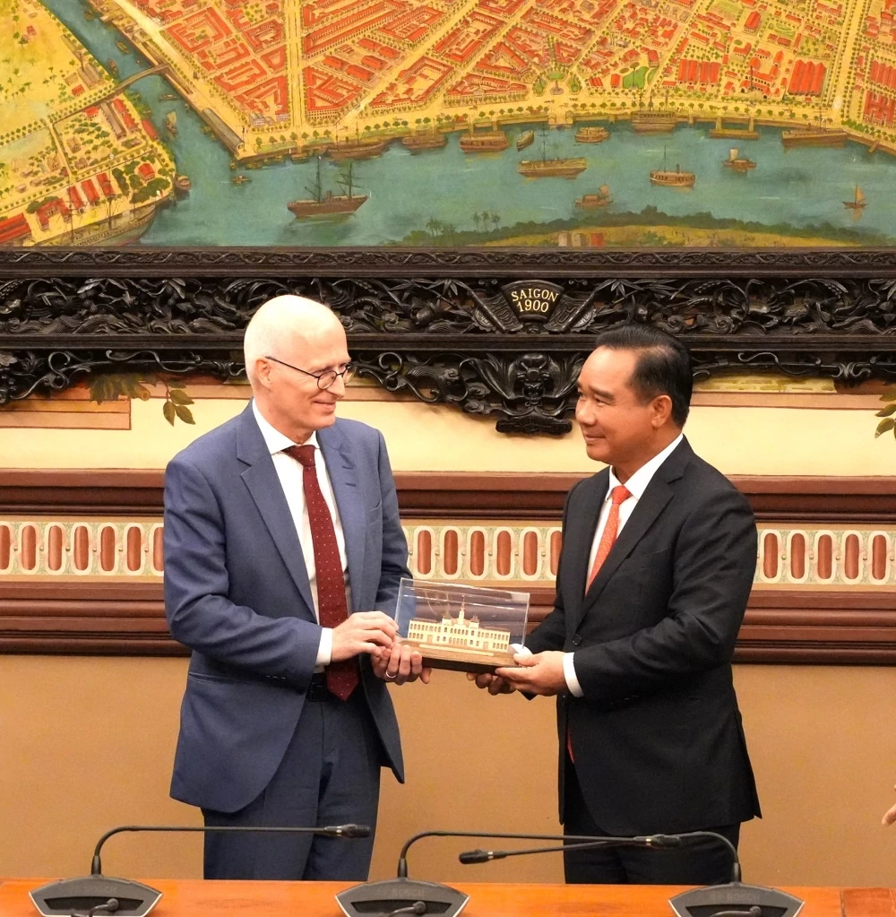 Hợp tác cảng biển TP. Hồ Chí Minh- Đức TP. Hồ Chí Minh thúc đẩy hợp tác với Hamburg phát triển cảng biển, logistics