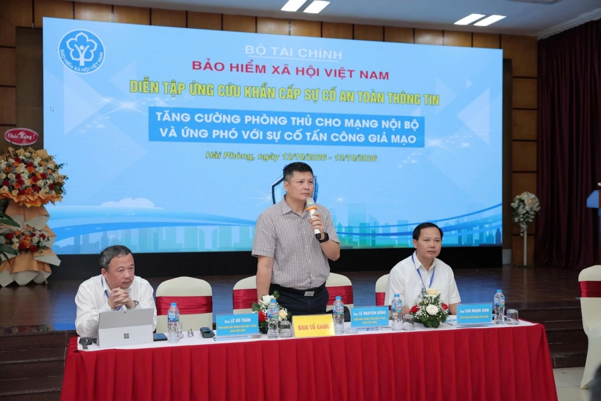 Bảo hiểm xã hội Việt Nam tăng cường phòng thủ mạng nội bộ, ứng phó với sự cố tấn công giả mạo Bảo hiểm