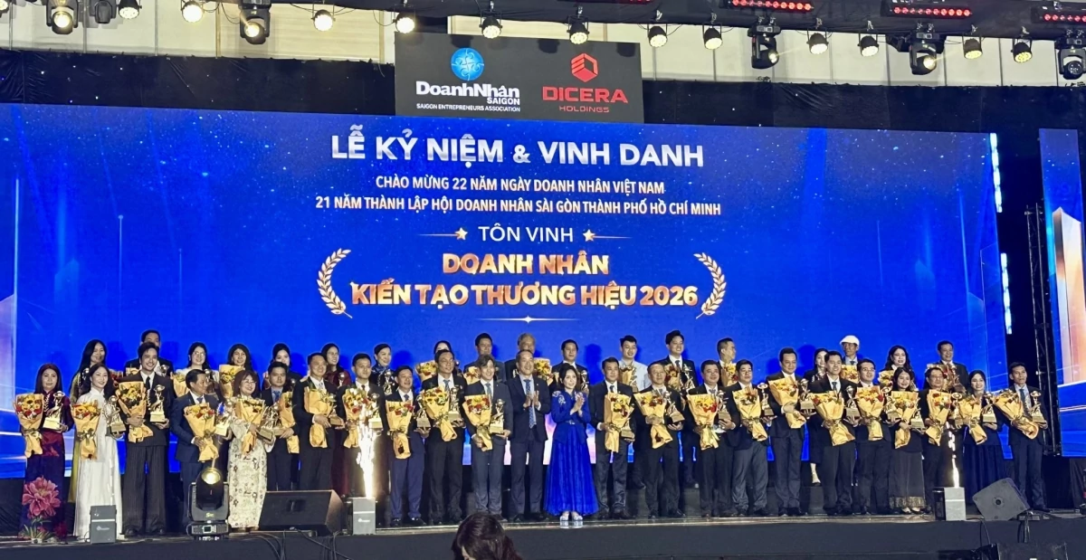 Hội Doanh nhân Sài Gòn TP. Hồ Chí Minh tôn vinh hơn 120 doanh nhân tiêu biểu