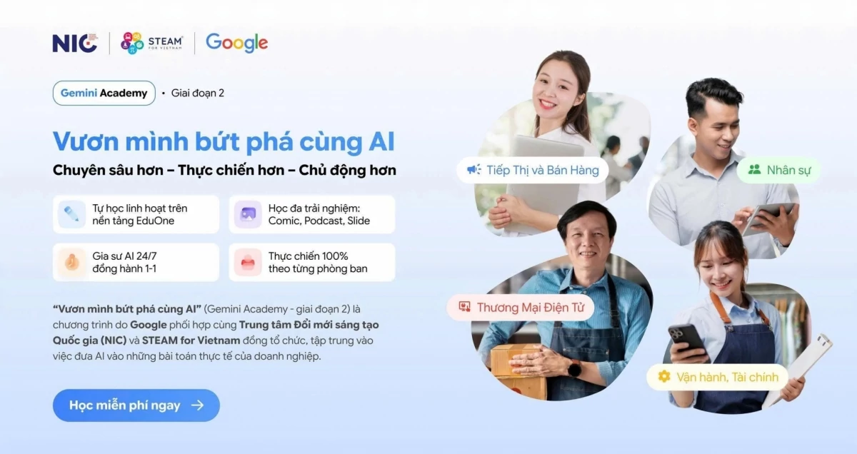 Thúc đẩy năng lực ứng dụng AI cho doanh nghiệp Việt Thúc đẩy năng lực ứng dụng AI cho doanh nghiệp Việt