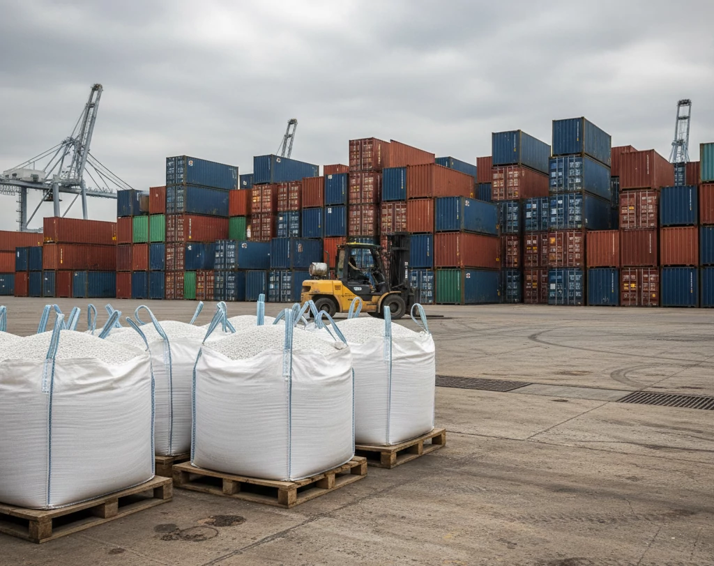 Phân bón nhập khẩu. Ảnh: Cường Quốc logistics