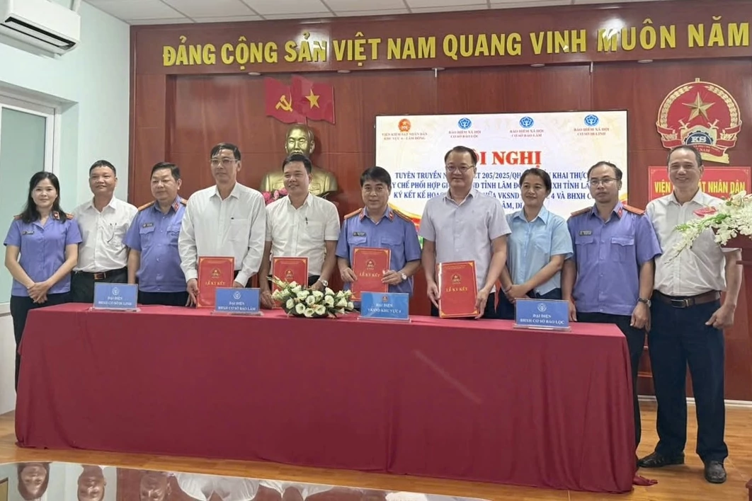 lam dong vien kiem sat nhan dan khu vuc bat dau vao cuoc xu ly no bao hiem xa hoi