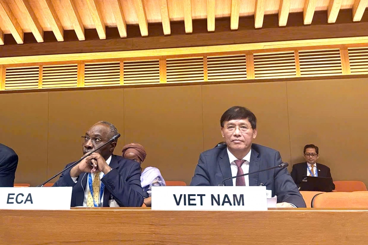 Ông Đặng Ngọc Minh tham dự Hội nghị. Ảnh: Cục Thuế.