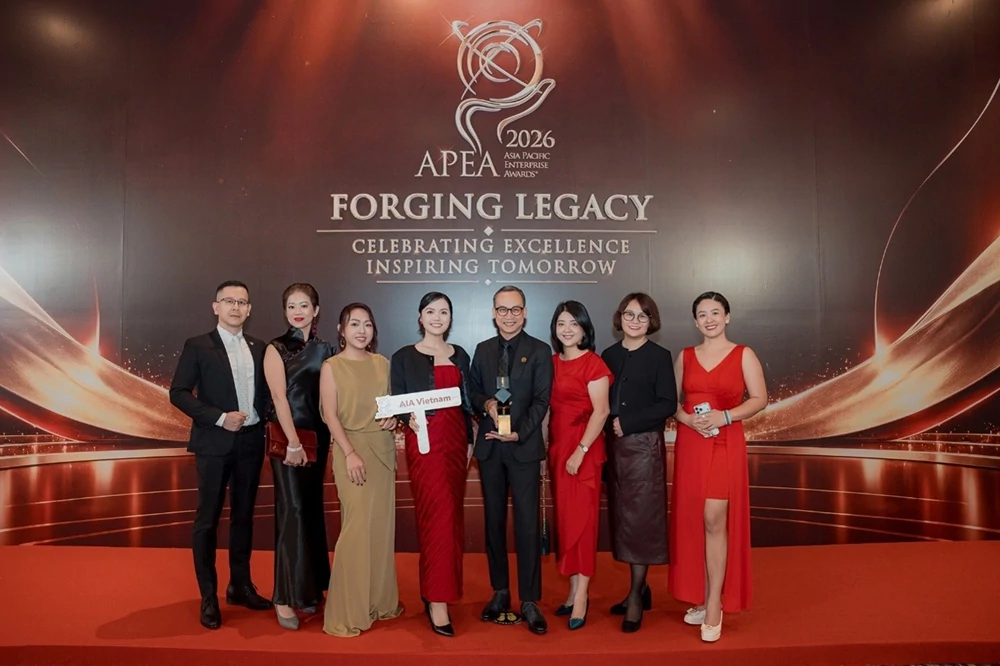 AIA Việt Nam được vinh danh “doanh nghiệp xuất sắc châu Á” tại APEA 2026