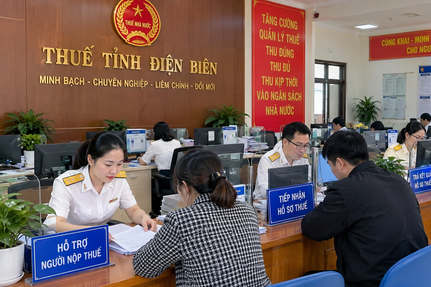 Thuế tỉnh Điện Biên tiếp tục siết chặt quản lý, nâng cao hiệu quả thu hồi nợ thuế
