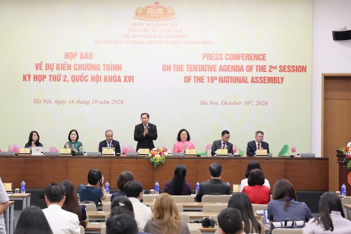 ky hop thu hai quoc hoi khoa xvi du kien xem xet thong qua 43 luat nghi quyet