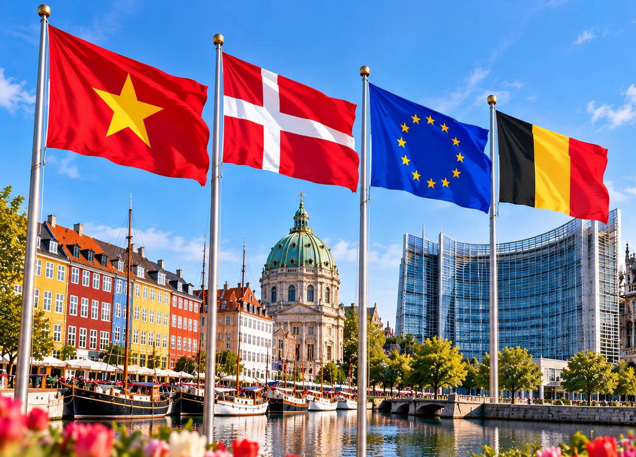 Việt Nam với Đan Mạch, EU và Bỉ: Mở rộng hợp tác vì sự phát triển bền vững Việt Nam với Đan Mạch, EU và Bỉ: Mở rộng hợp tác vì sự phát triển bền vững