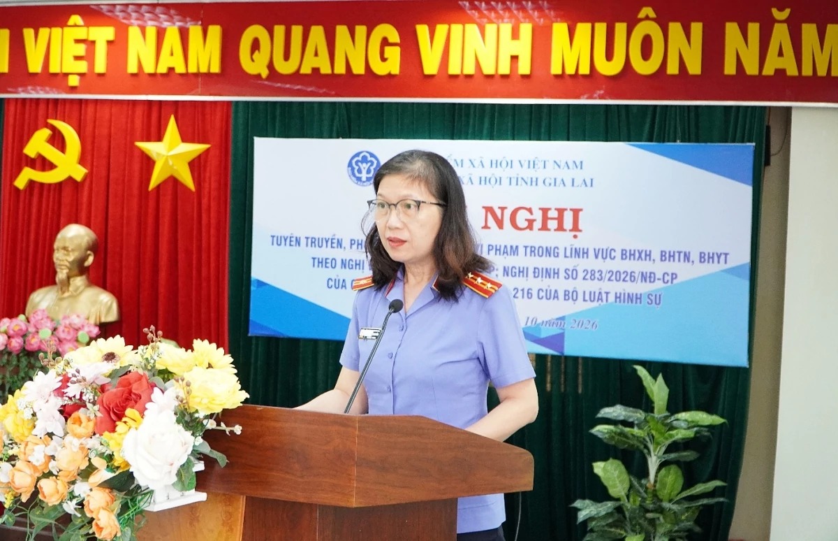 Gia Lai chủ động phòng ngừa vi phạm về bảo hiểm xã hội, bảo hiểm y tế từ xa
