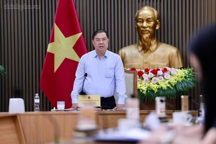 Phó Thủ tướng Thường trực Phạm Gia Túc chủ trì họp về triển khai Đề án thí điểm Cửa khẩu thông minh tại Lạng Sơn. Ảnh: chinhphu.vn/Phương Nguyên Phó Thủ tướng Thường trực Phạm Gia Túc chủ trì họp về triển khai Đề án thí điểm Cửa khẩu thông minh tại Lạng Sơn. Ảnh: chinhphu.vn/Phương Nguyên