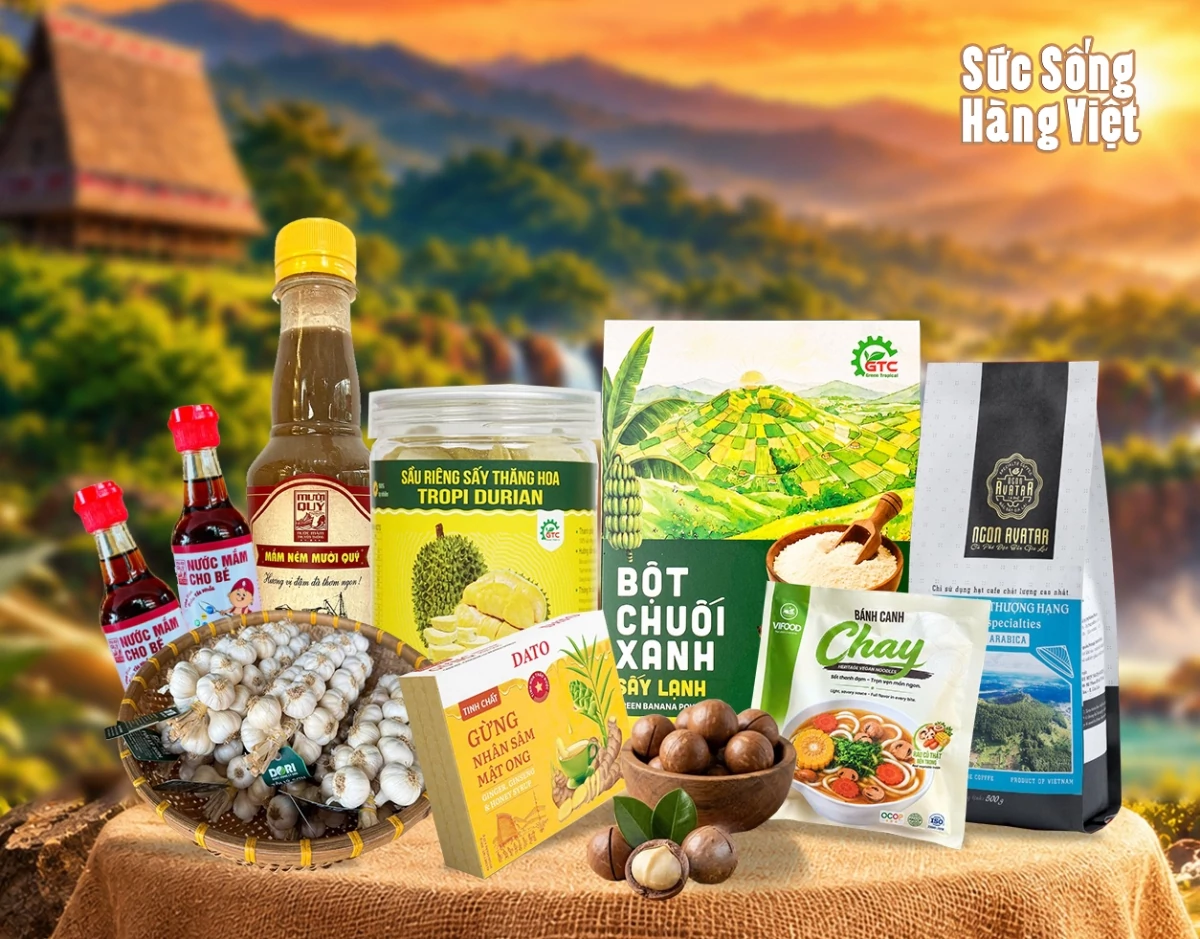 Sức sống hàng Việt sẽ mang đặc sản Gia Lai, Quảng Ngãi đến Hà Nội Sức sống hàng Việt sẽ mang đặc sản Gia Lai, Quảng Ngãi đến Hà Nội