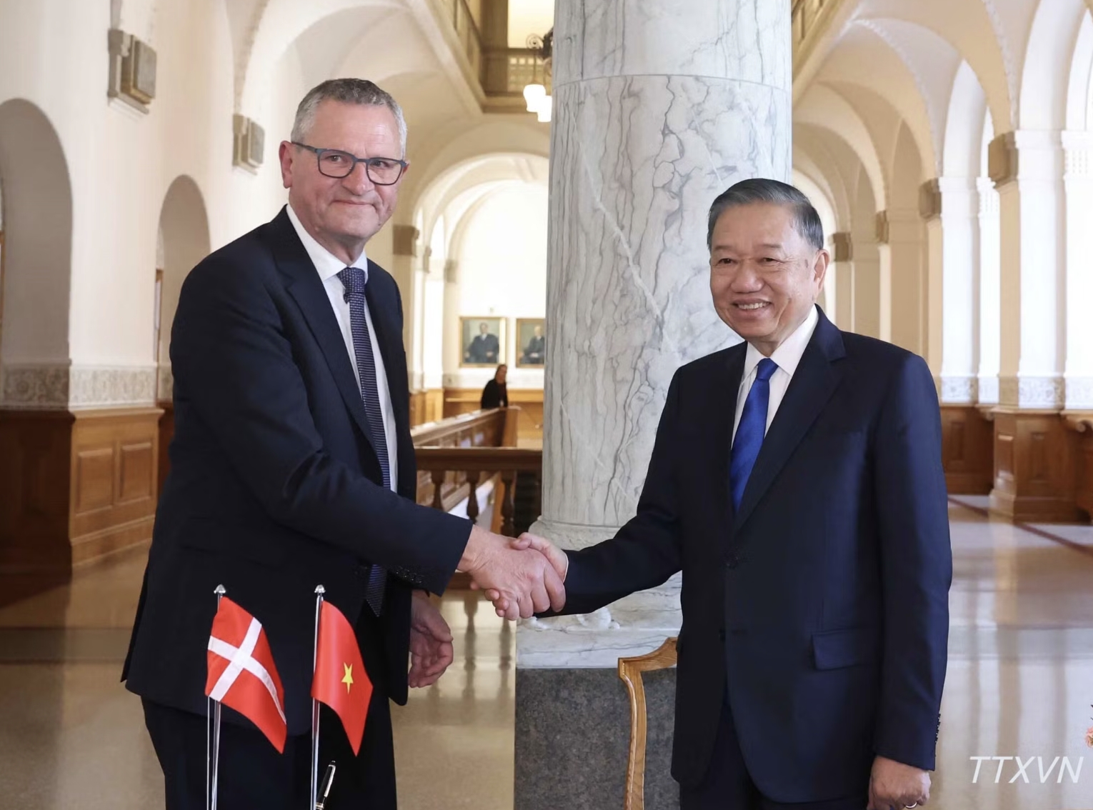 Tổng Bí thư, Chủ tịch nước Tô Lâm hội kiến Chủ tịch Quốc hội Đan Mạch Henrik Frandsen