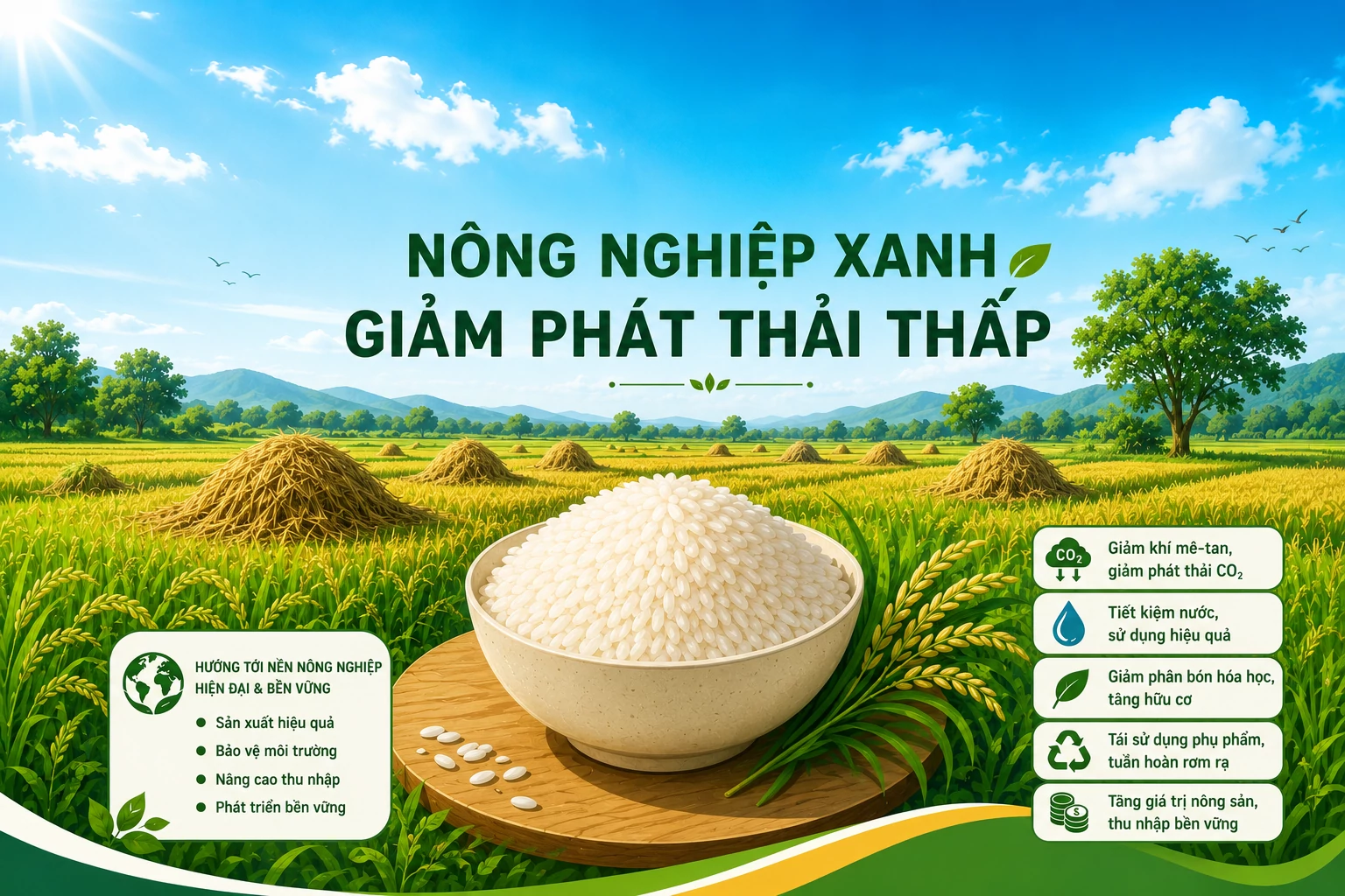 Gạo Việt bước vào cuộc đua xanh Gạo Việt bước vào cuộc đua xanh
