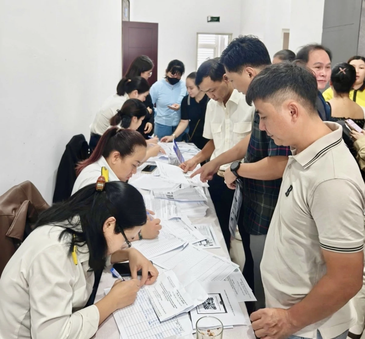 Thuế cơ sở 9 TP. Đà Nẵng thường xuyên tổ chức các buổi tuyên truyền, hỗ trợ người nộp thuế trên địa bàn nắm bắt các chính sách thuế mới. Ảnh: Thuế cơ sở.