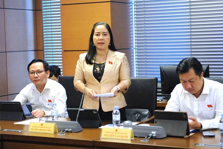 Theo đại biểu Nguyễn Thị Kim Thoa, đề xuất nghỉ 27/7 tạo nền tảng để hoạt động tri ân trở thành một nét văn hóa chung.
