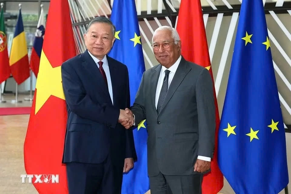 tong bi thu chu tich nuoc to lam hoi dam voi chu tich hoi dong chau au antonio costa