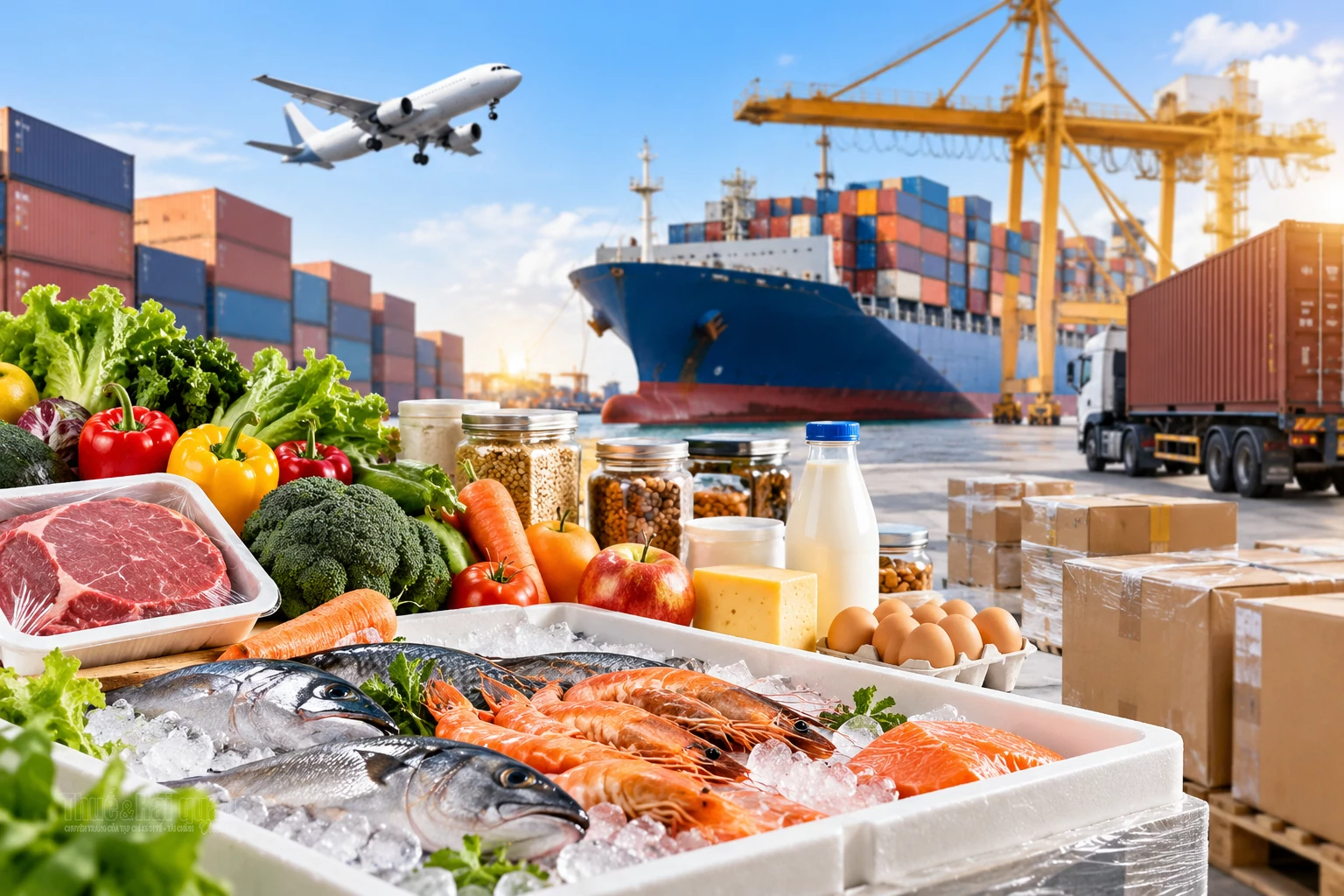 Hàng thực phẩm xuất nhập khẩu sẽ được quản lý theo mức độ nguy cơ