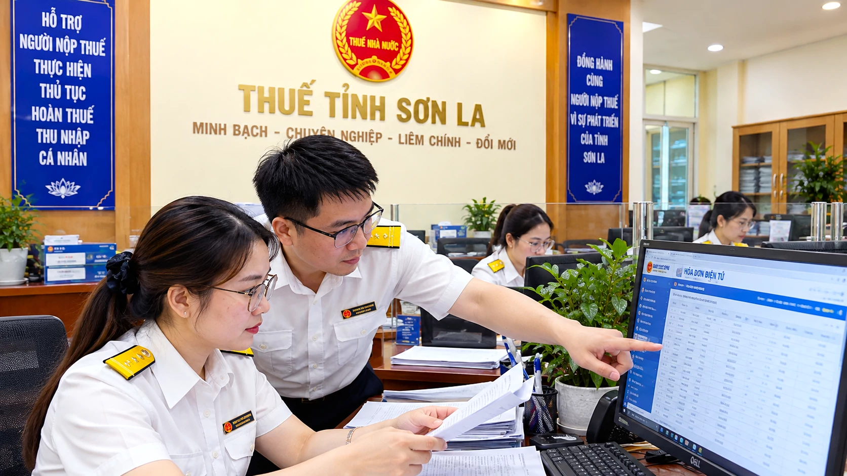 Thuế tỉnh Sơn La: 697 người nộp thuế thuộc diện cảnh báo rủi ro hóa đơn điện tử