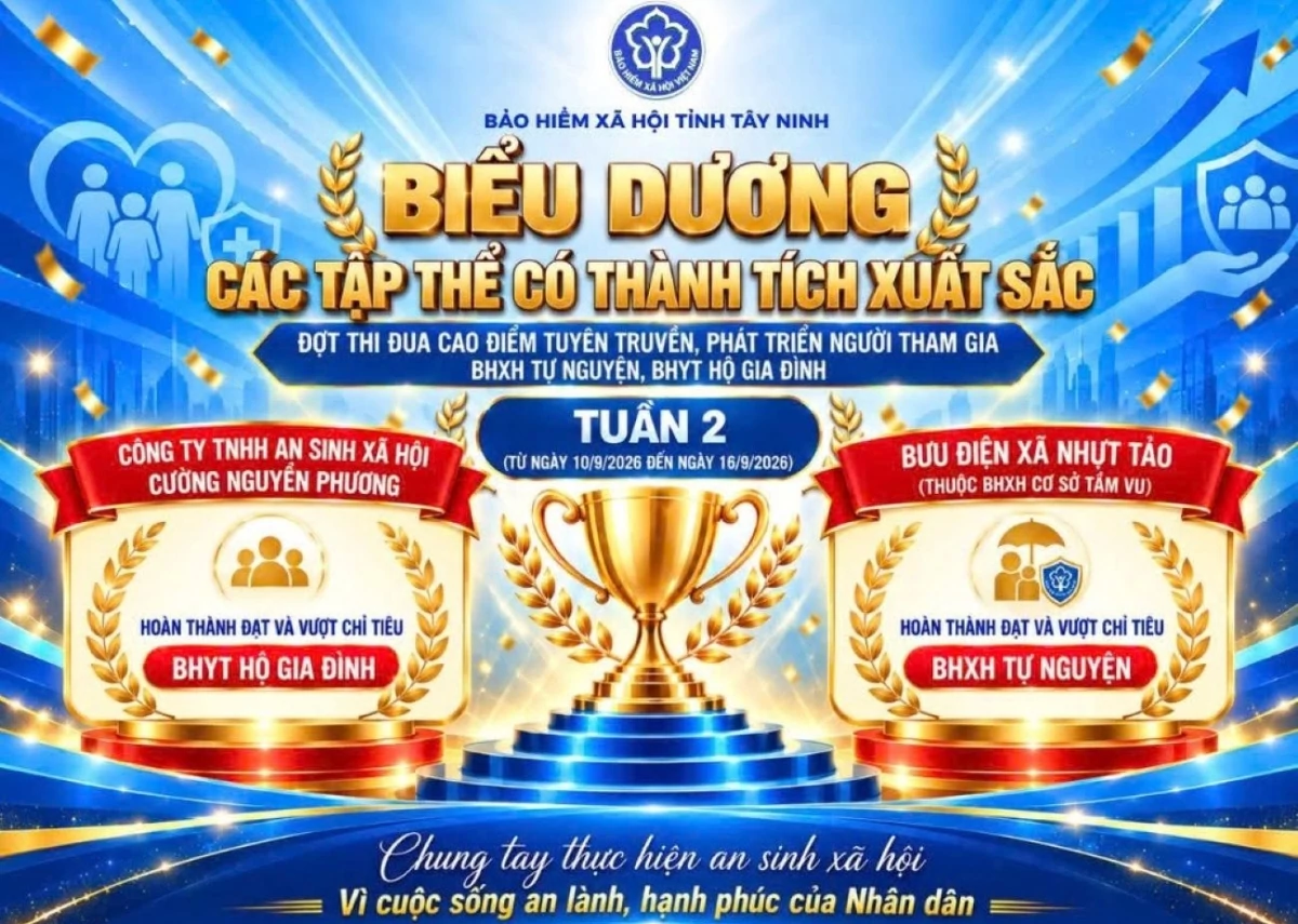 Tây Ninh khen thưởng thành tích vận động 343 người tham gia bảo hiểm xã hội tự nguyện