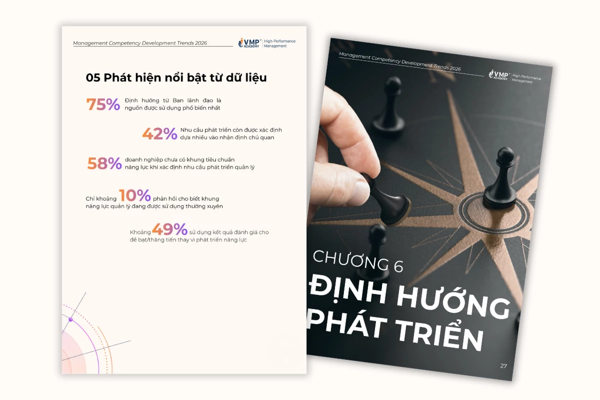 VMP Academy công bố Báo cáo Xu hướng phát triển năng lực quản lý 2026