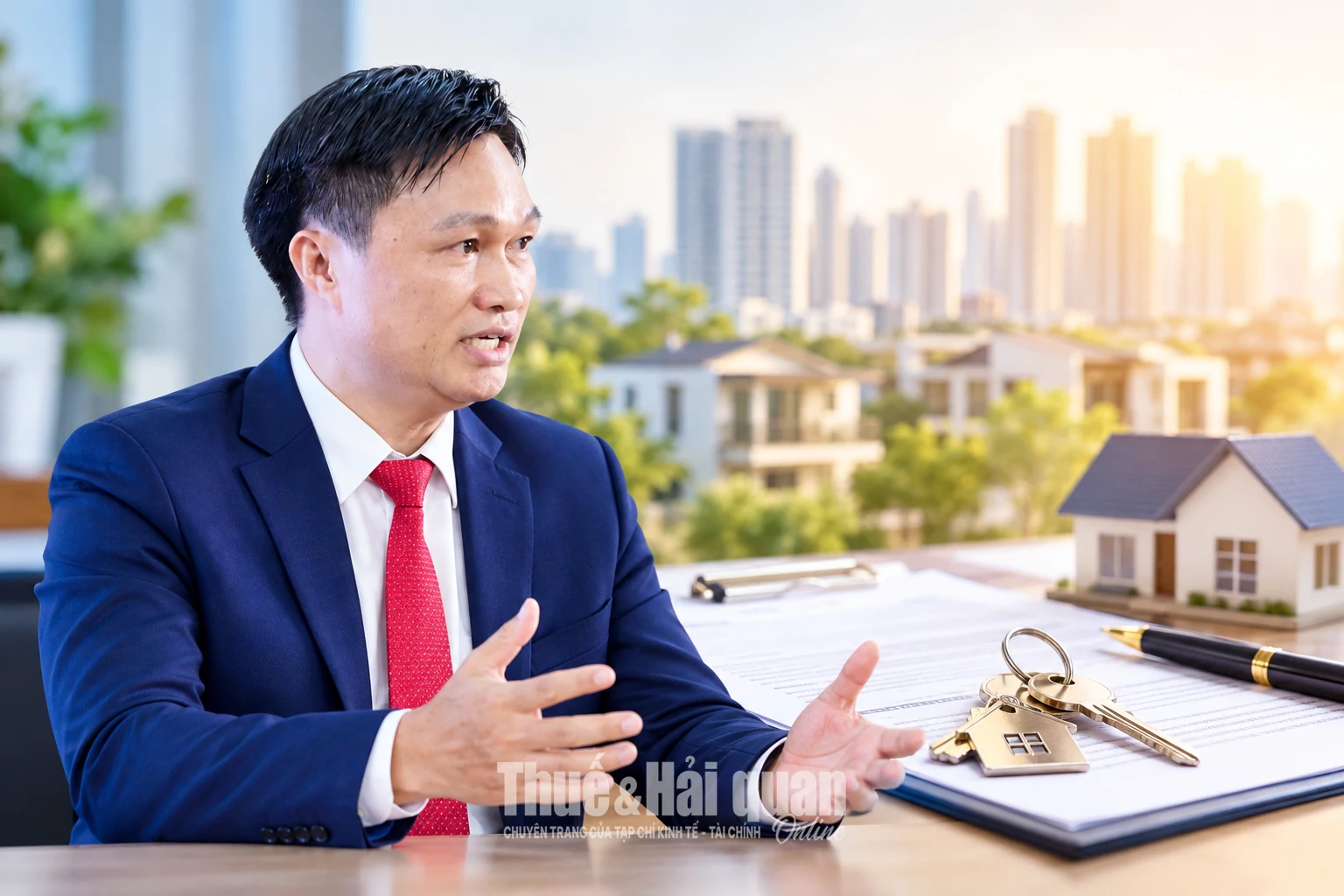 Ông Trần Văn Quân, Chủ tịch Công ty TNHH Vietnam Laws (VNLAWS). Ảnh: Hương Quỳnh.