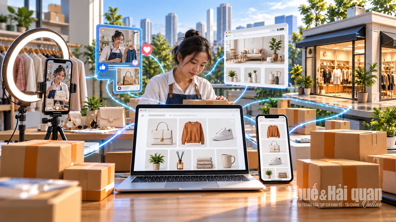 Quản lý thuế thương mại điện tử: Cần xác định đúng nghĩa vụ thực tế của người bán