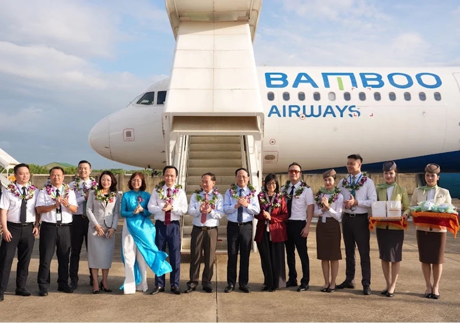 Bamboo Airways khai thác chuyến bay thẳng quốc tế khai trương đường cất hạ cánh số 2 của sân bay Phù Cát Bamboo Airways đưa du lịch quốc tế đến lễ khai trương đường băng số 2 sân bay Phù Cát