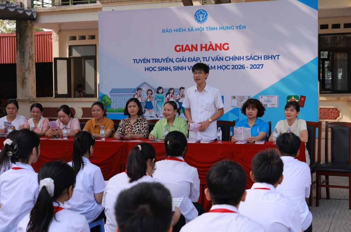Hưng Yên: Tuyên truyền hướng tới 100% học sinh, sinh viên tham gia bảo hiểm y tế