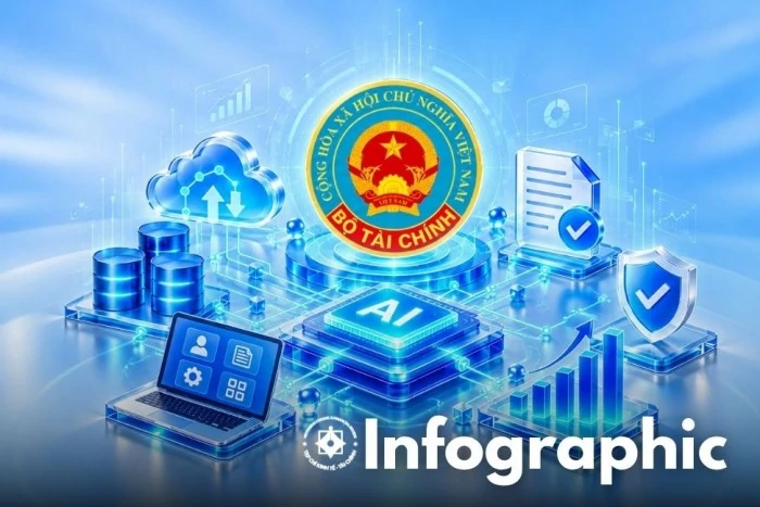 infographic ke hoach chuyen doi so giai doan 2026 2030 cua bo tai chinh