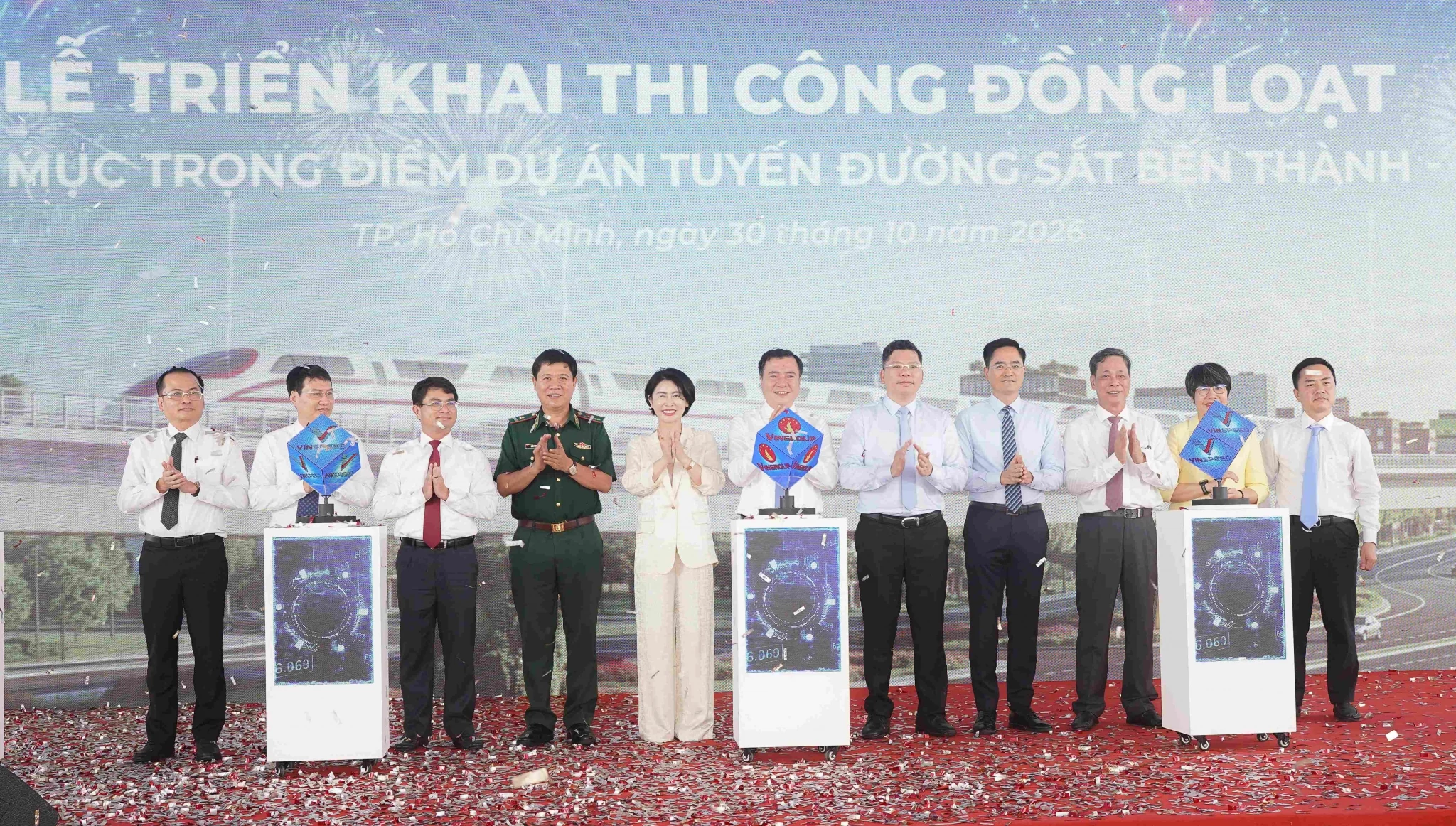 Metro Bến Thành - Cần Giờ thi công đồng loạt, hướng đến hoàn thành vào cuối năm 2028 Metro Bến Thành - Cần Giờ thi công đồng loạt, hướng đến hoàn thành vào cuối năm 2028