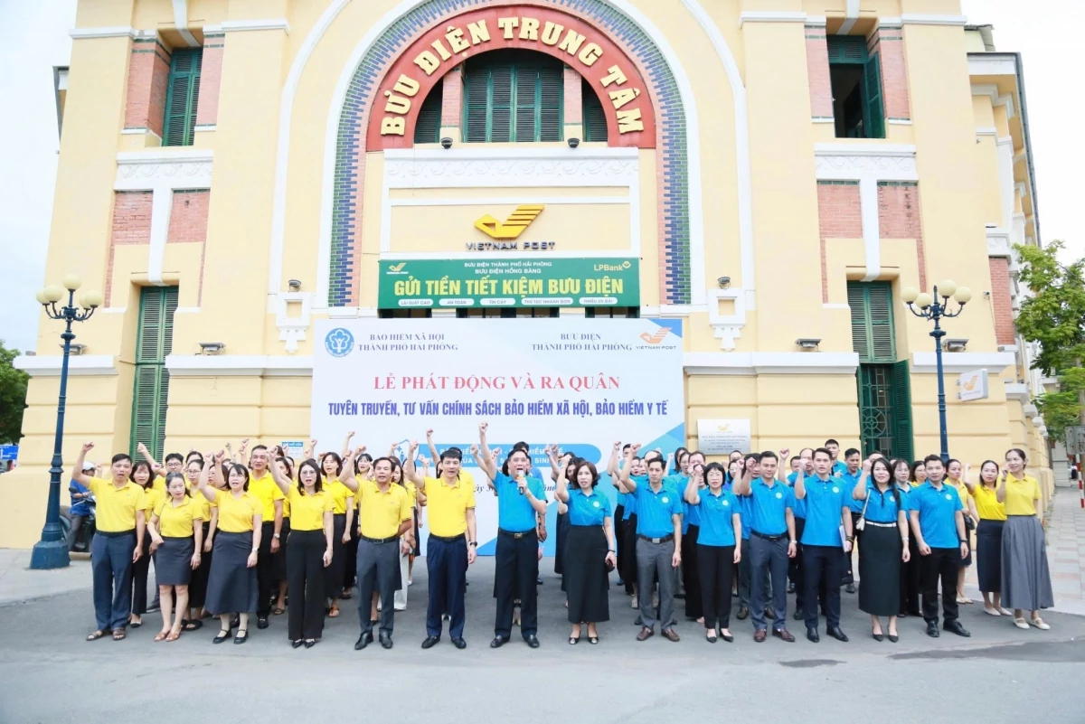 TP. Hải Phòng: Ra quân vận động, quyết tâm tăng mới 900 người tham gia bảo hiểm xã hội tự nguyện