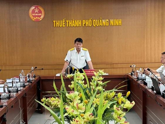 Trưởng Thuế thành phố Quảng Ninh Hà Văn Trường chia sẻ về công tác quản lý thuế