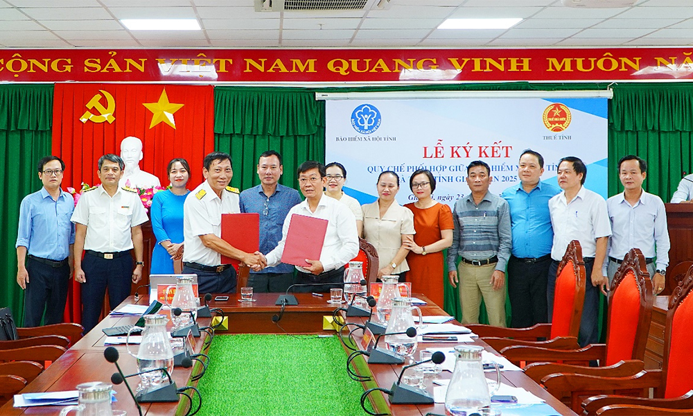 BHXH tỉnh Gia Lai và Thuế tỉnh ký kết Quy chế phối hợp giai đoạn 2025-2030