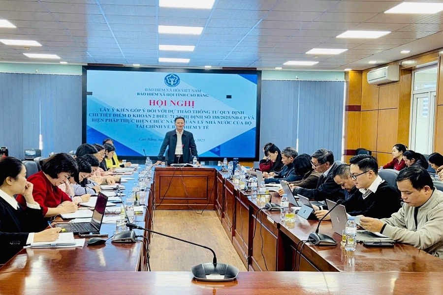 BHXH tỉnh Cao Bằng: Lấy ý kiến góp ý dự thảo Thông tư hướng dẫn thực hiện Nghị định 188/2025/NĐ-CP