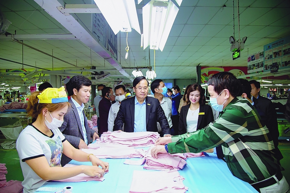 Trong năm 2022, ngành dệt may kỳ vọng mục tiêu XK đạt 43 – 43,5 tỷ USD. 	Ảnh: N.Thanh