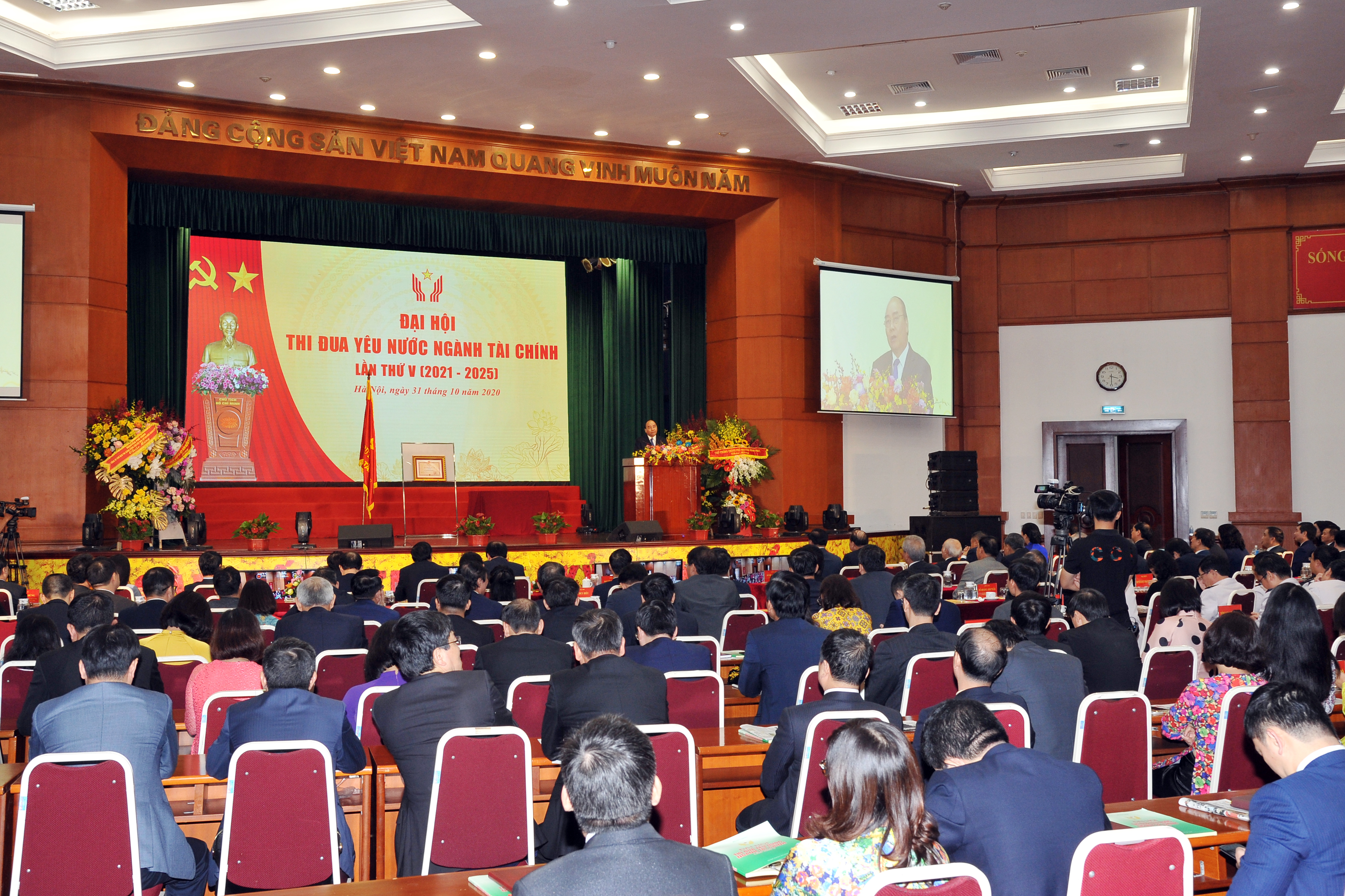 Quang cảnh Thi đua yêu nước ngành Tài chính lần thứ V (2021-2025).