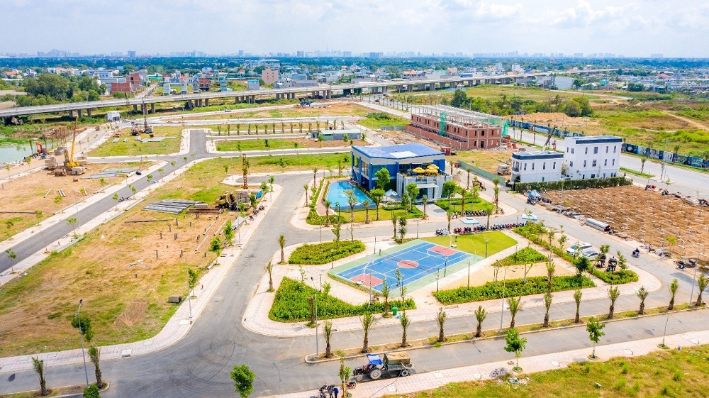 Dự án The Sol City sở hữu ngay vị trí “vàng” tại Long An. Ảnh BảoTrân