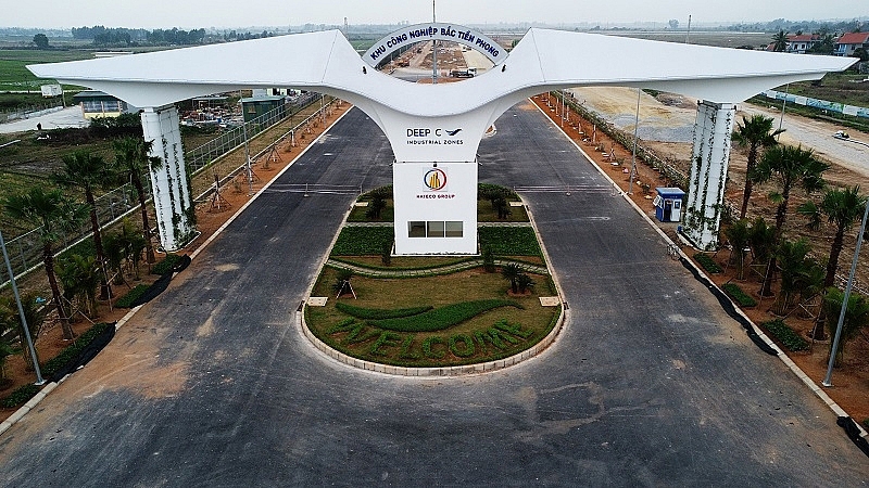 Khu công nghiệp DEEP C ở miền bắc Việt Nam là nơi nhiều nhà cung cấp Trung Quốc đặt chân.  