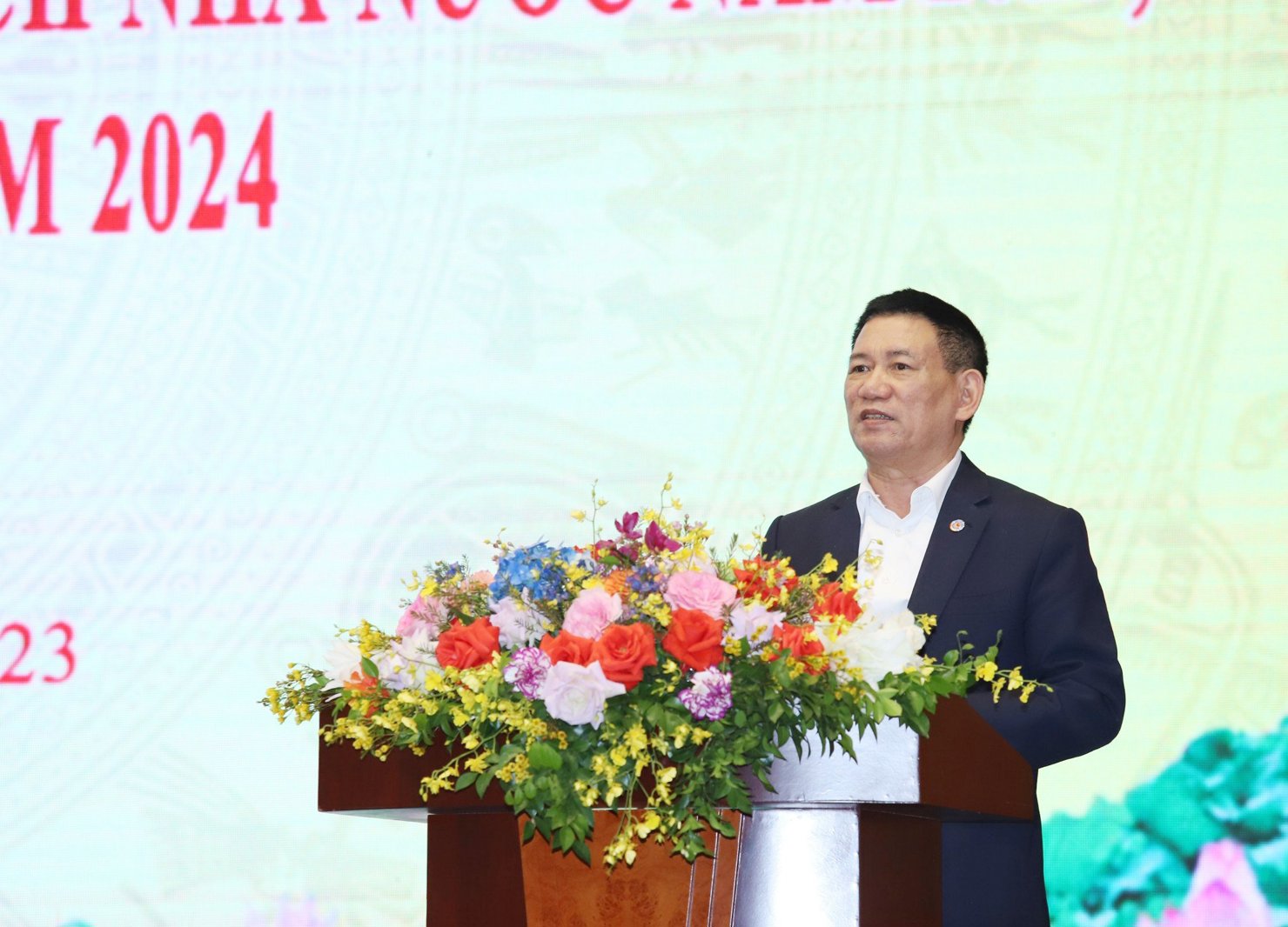 Bộ trưởng Hồ Đức Phớc phát biểu tại Hội nghị. Ảnh: Văn Trường