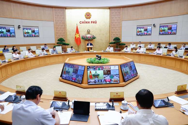 Toàn cảnh Phiên họp Chính phủ thường kỳ tháng 6/2024 và Hội nghị trực tuyến Chính phủ với các địa phương.