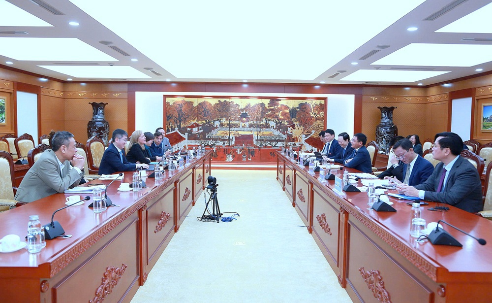 Quang cảnh buổi làm viêc.