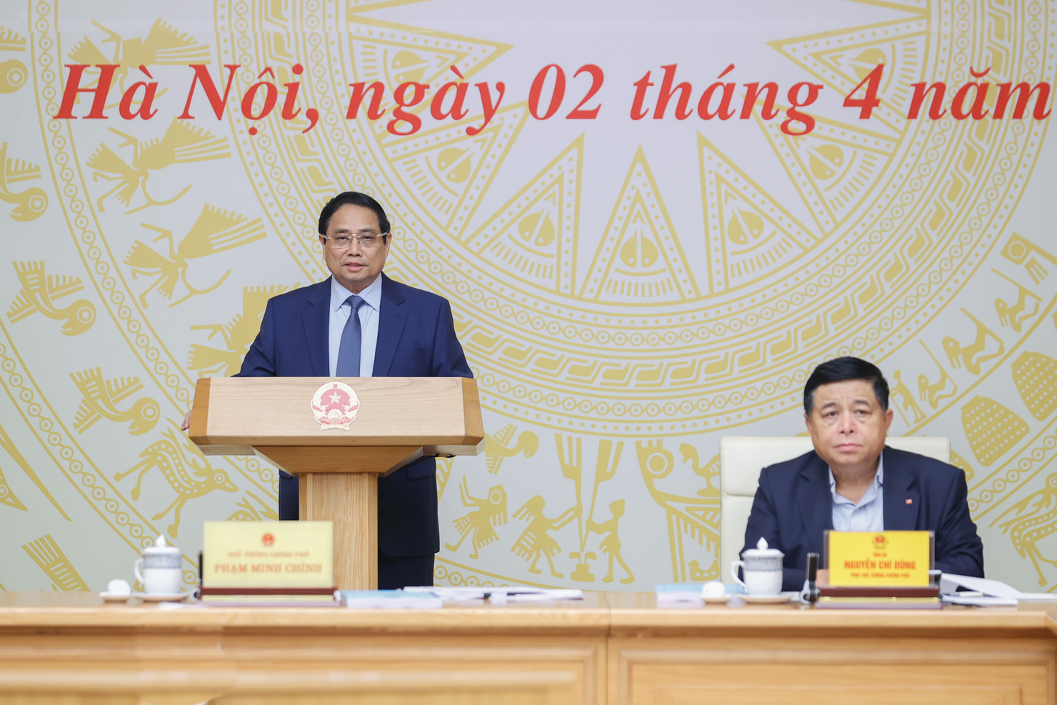 Thủ tướng nhấn mạnh: Phải đặt niềm tin, hy vọng, tạo động lực, truyền cảm hứng, tạo bước ngoặt về phát triển kinh tế tư nhân - Ảnh: VGP/Nhật Bắc.
