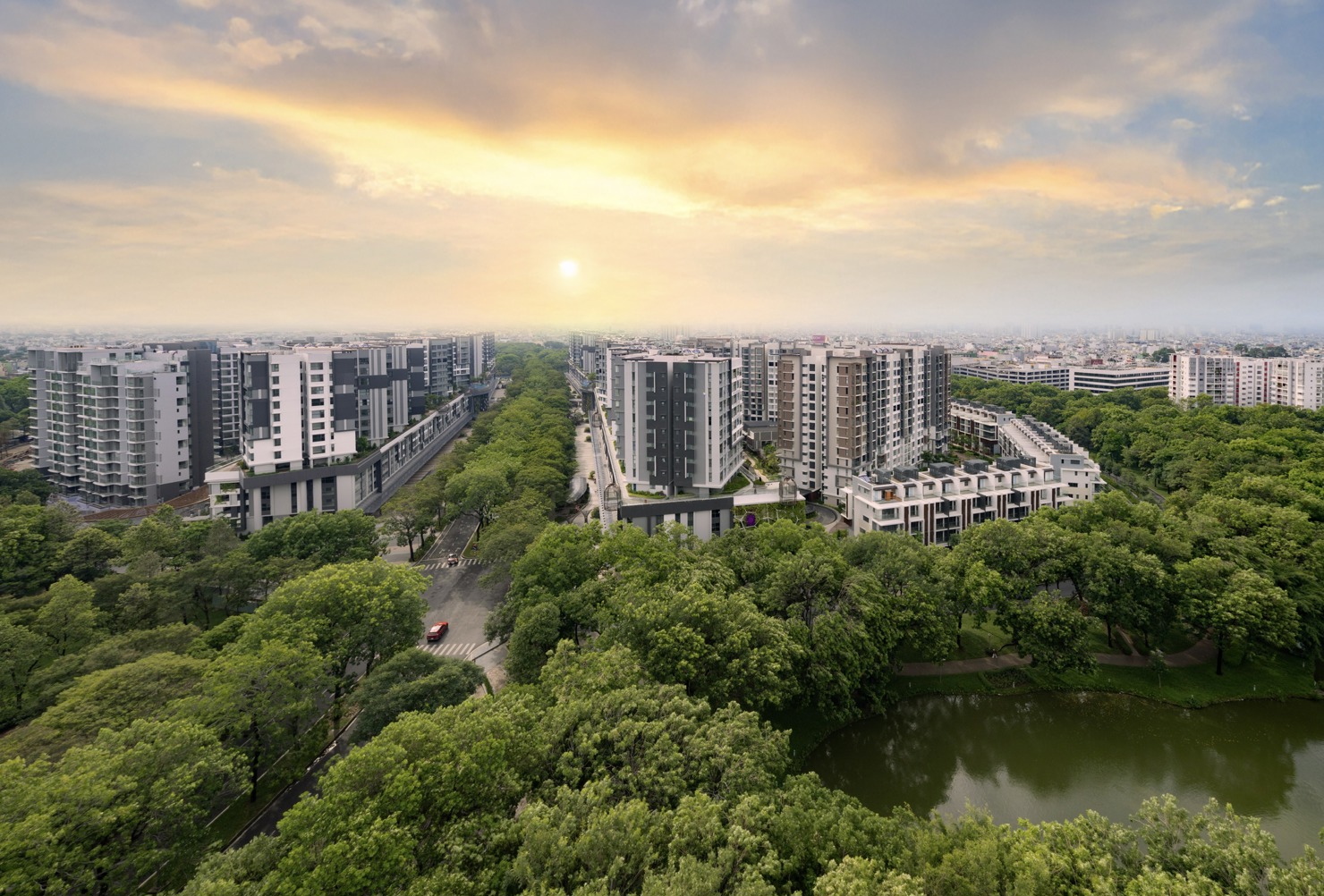 Ảnh minh họa: Chung cư phía Tây TP.HCM