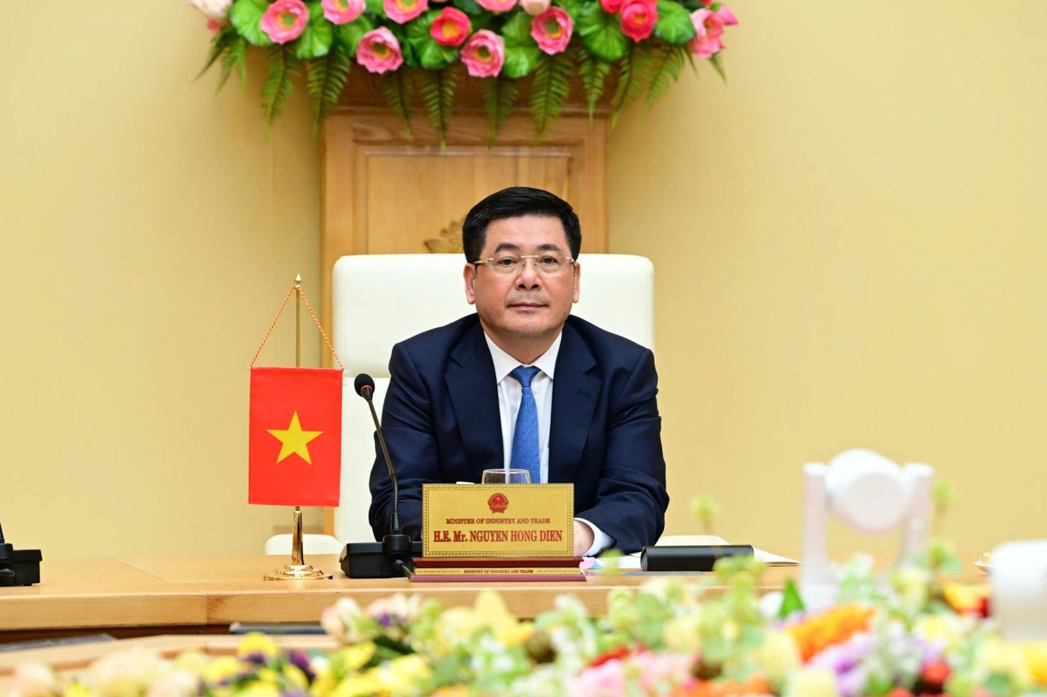 Bộ trưởng Bộ Công Thương Nguyễn Hồng Diên - Trưởng đoàn đàm phán Chính phủ khẳng định, Việt Nam coi trọng phát triển quan hệ Đối tác chiến lược toàn diện với Hoa Kỳ